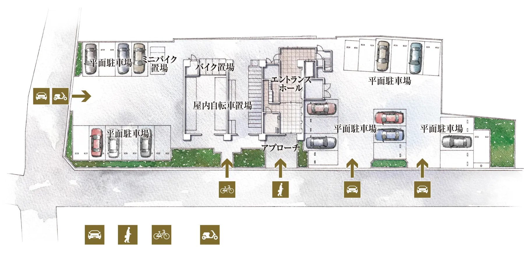 敷地配置図