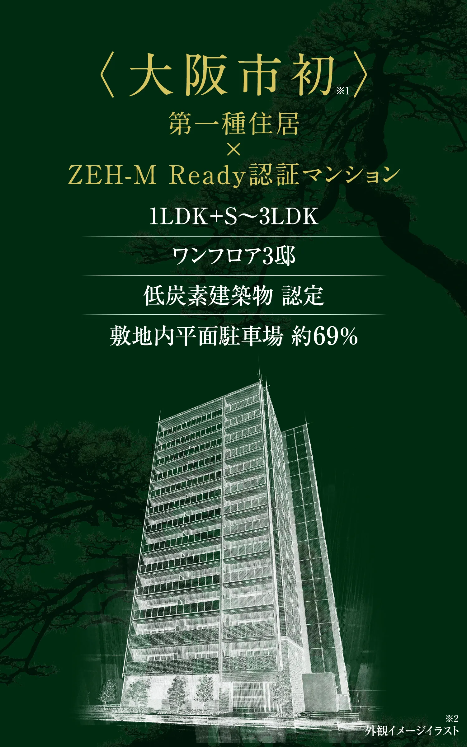 第一種住居×ZEH-M Ready認証マンション