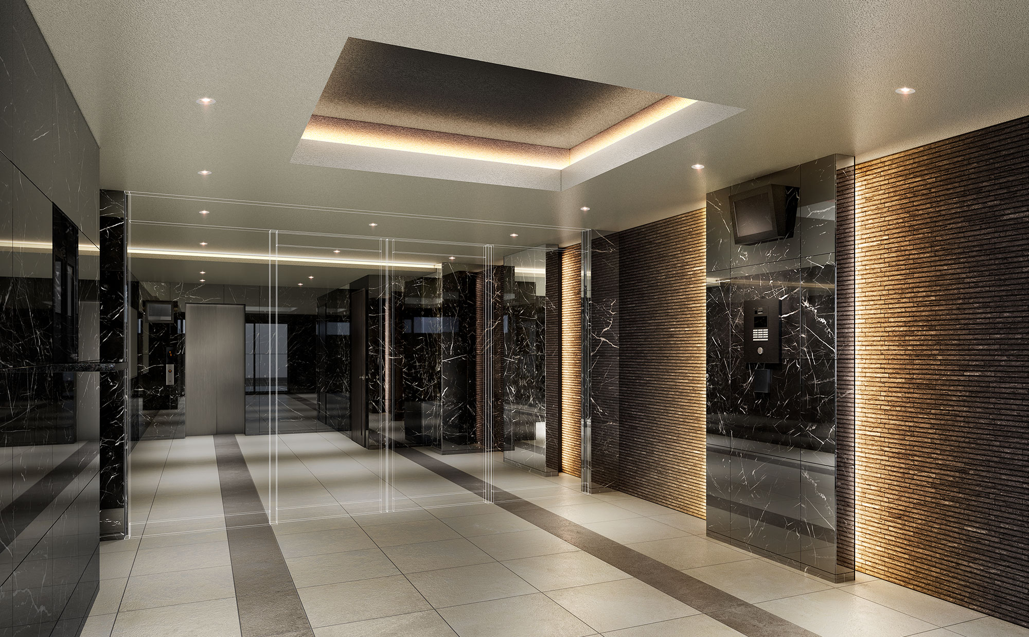 エントランスホール完成予想図