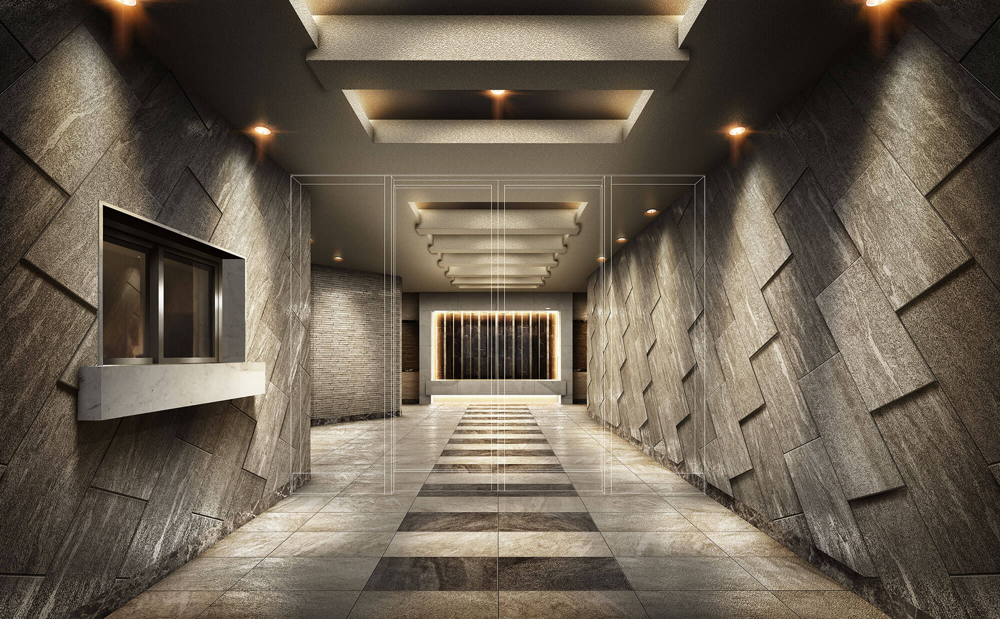 エントランスホール完成予想図