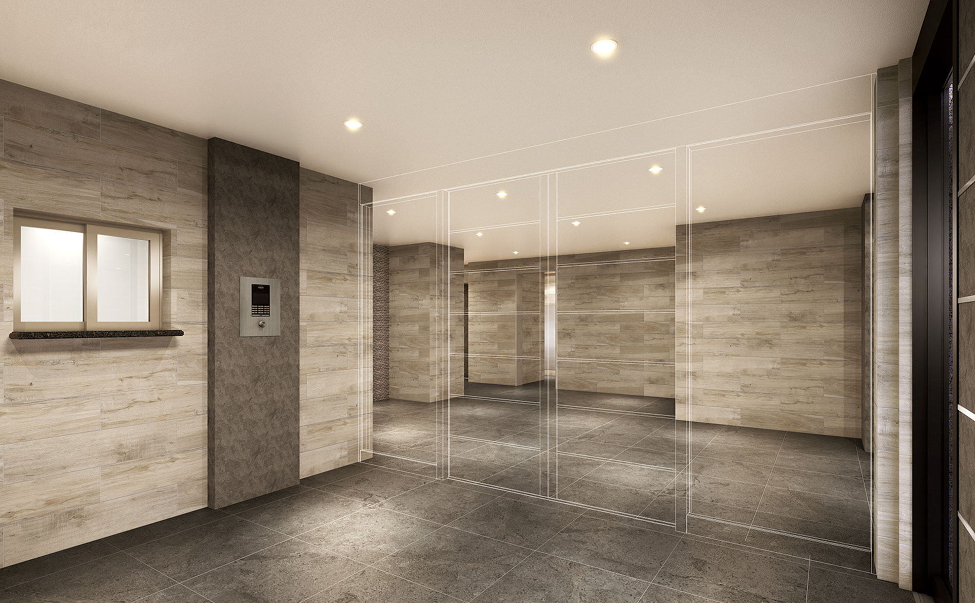 エントランスホール完成予想図